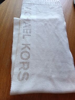 Michaels Kors with Metallic Logo Accent Scarf.